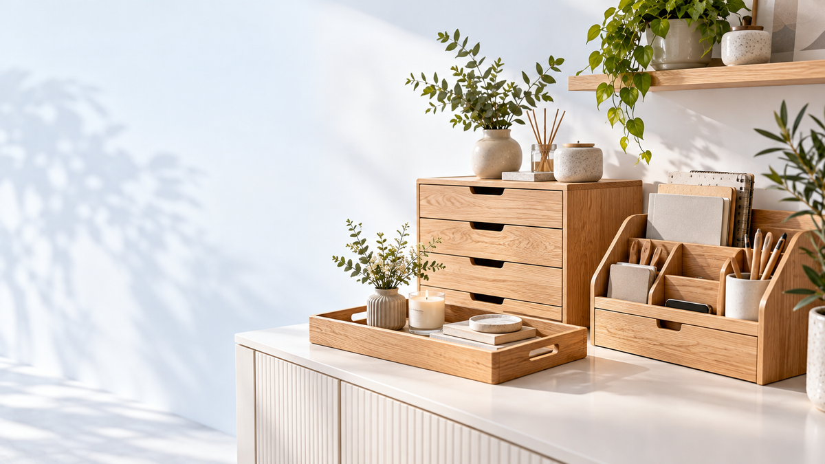 Wooden Organizers for a Minimalist Home