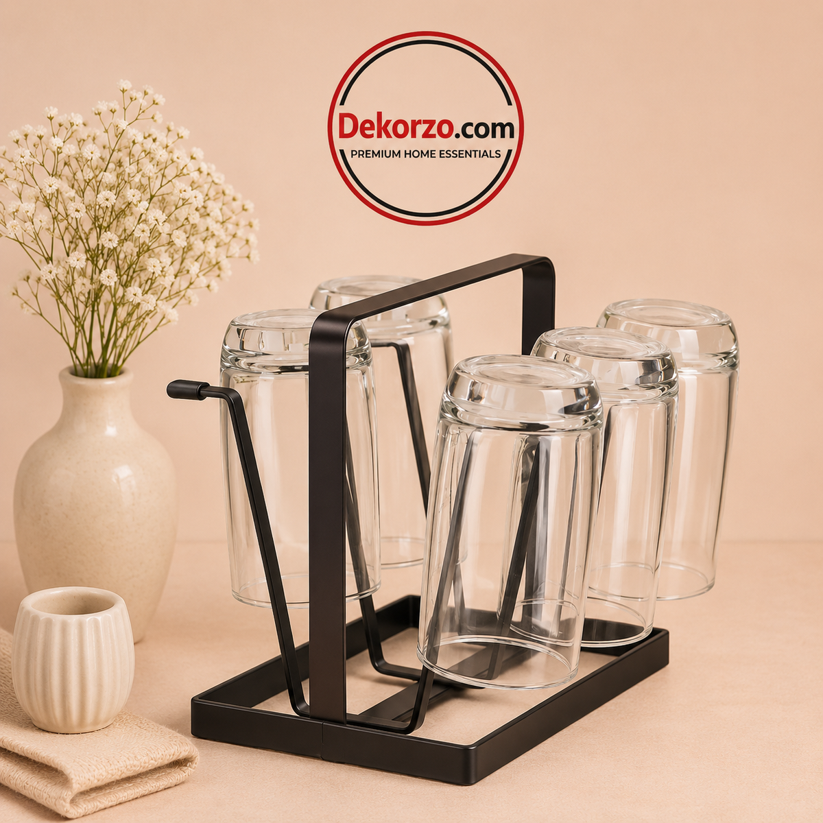 Coffee Mug Holder Stand Water Glass Drying Rack Shelf