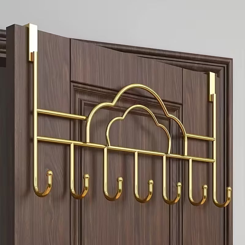 Luxury Golden Over Door Hook Rack