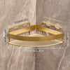 Luxury Golden Corner Bathroom Shelf – 2 Tier