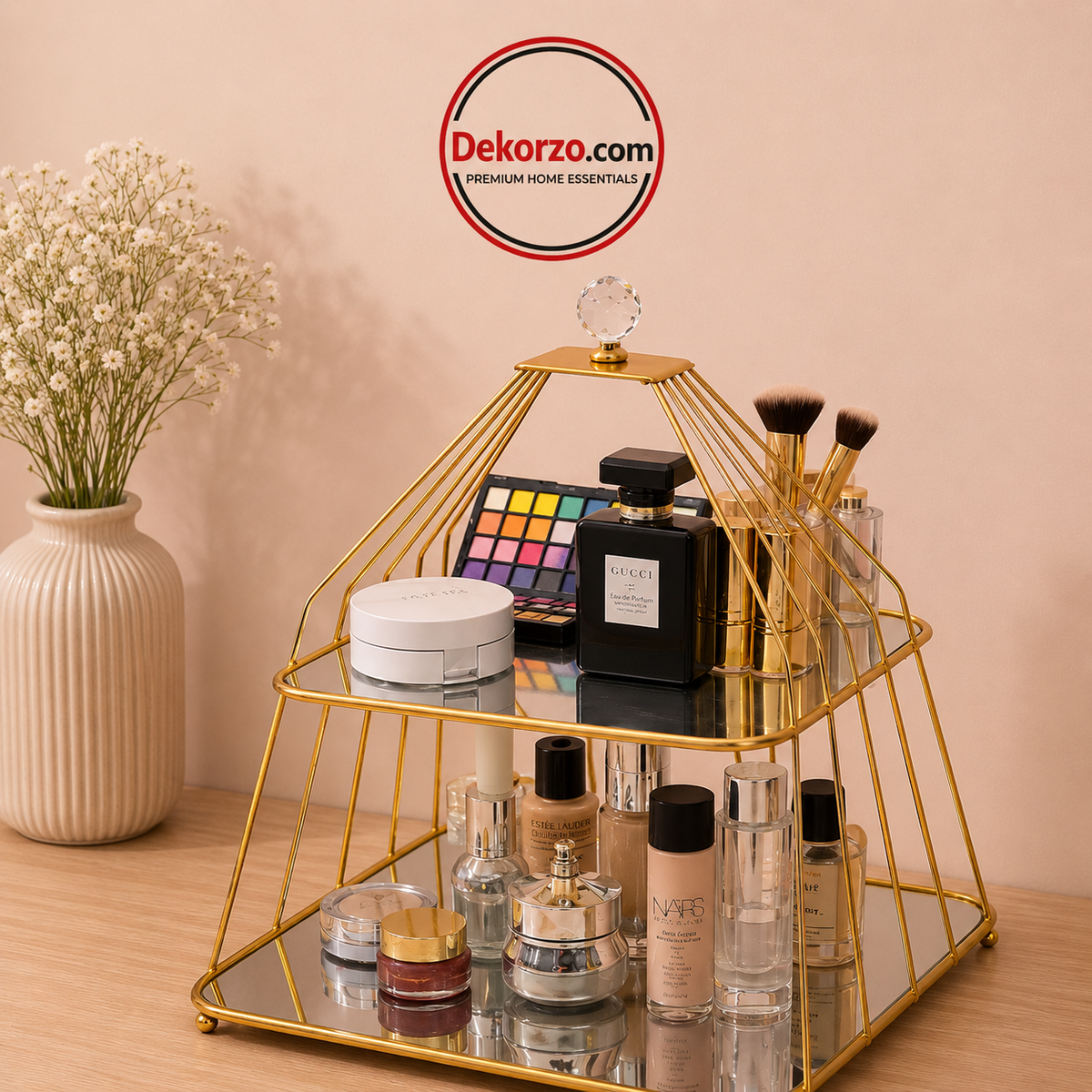Dressing Table Organizer Makeup Rack