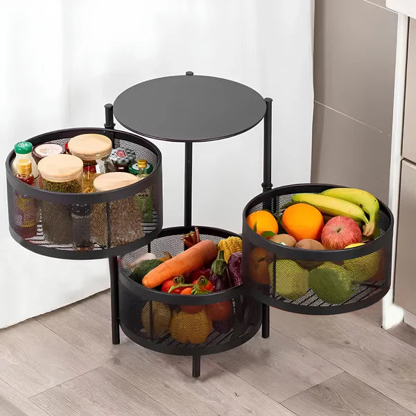 Multipurpose Counter Top Vegetable Metal Trolley By DEKORZO
