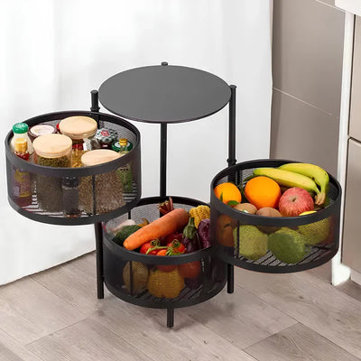 Multipurpose Counter Top Vegetable Metal Trolley By DEKORZO