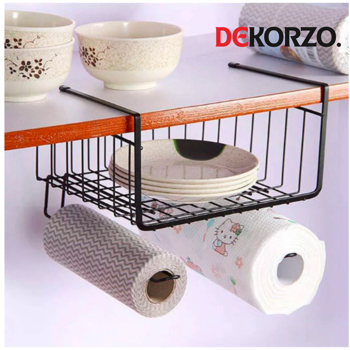 Multipurpose Under Shelf Hanging Basket