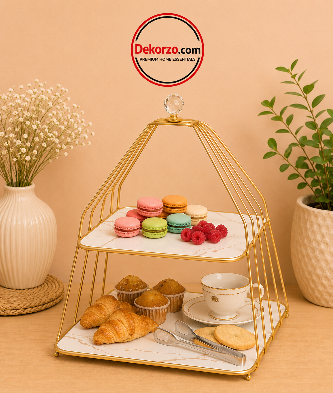 Multi-layered Iron Cake Stand Dessert Stand
