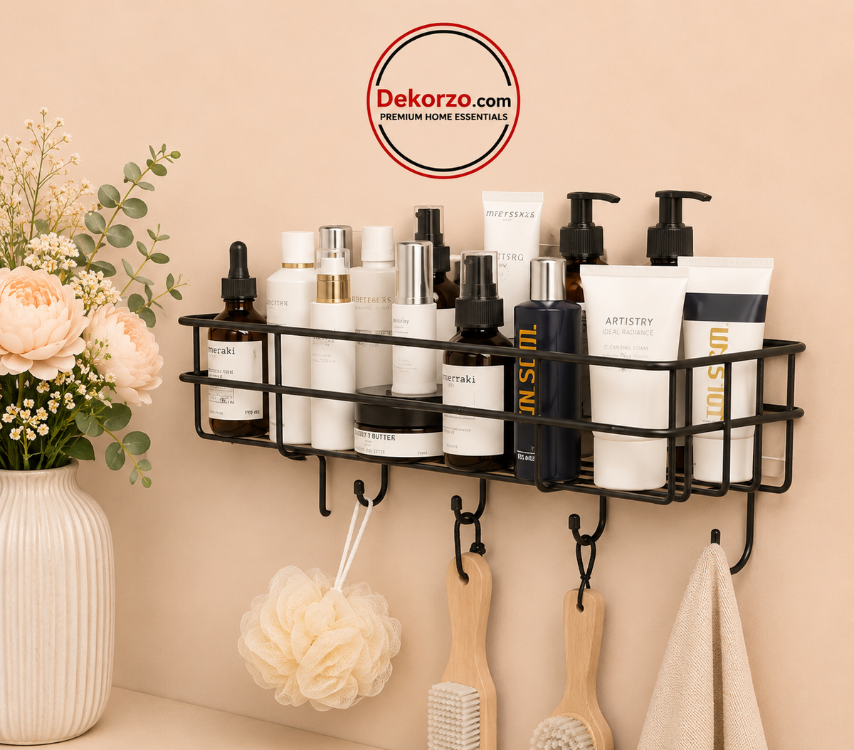 Multipurpose Bathroom Shelf
