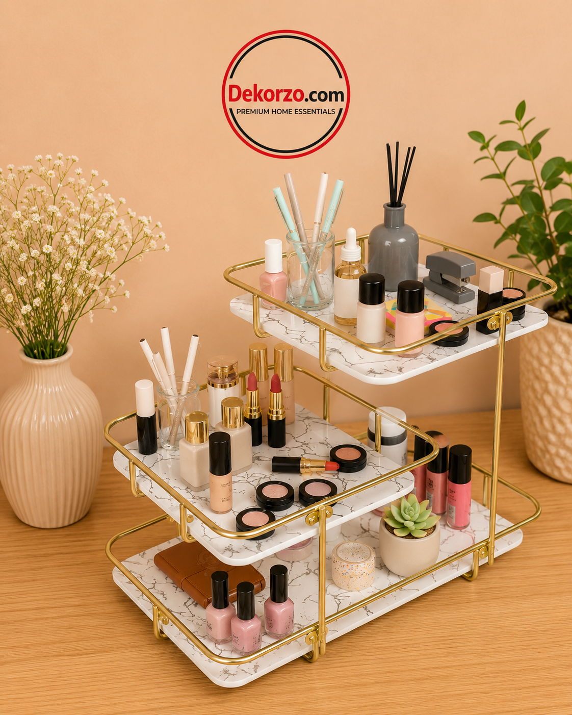 3-Tier Makeup and Perfume Organizer