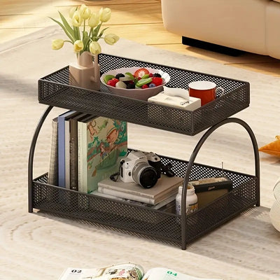 2-Tier Multi-Purpose Metal Storage & Display Rack