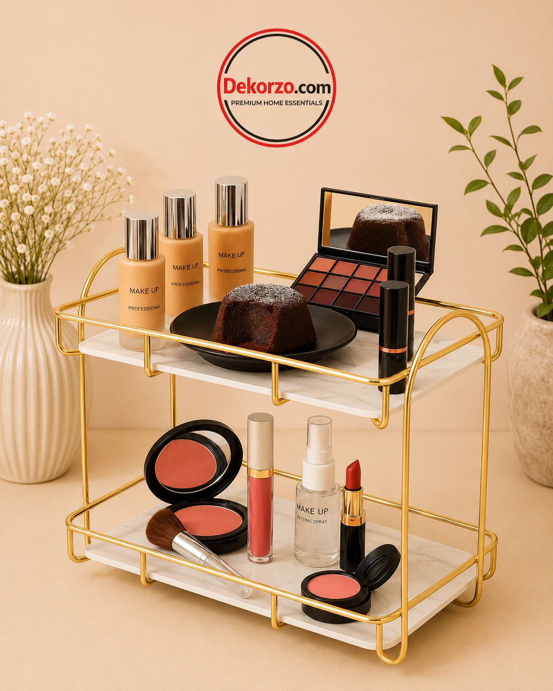 2 Tier Makeup Organizer