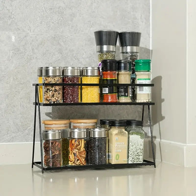 Metal Kitchen Spice Rack Organizer