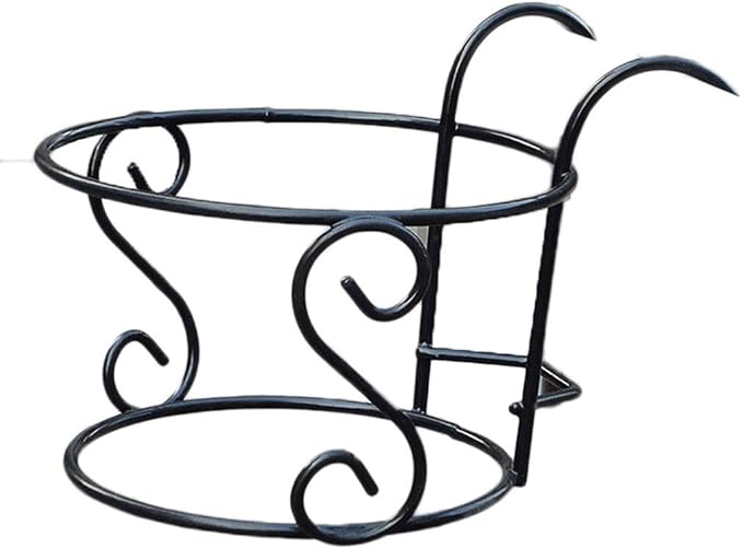 Metal Plant Frame Round European Flower Shelf Balcony Rack Display
