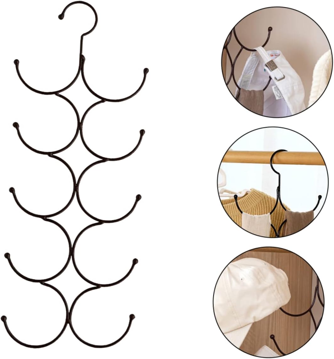 Multi-Hook Door / Wardrobe Hanging Organizer (Metal)