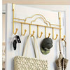 Luxury Golden Over Door Hook Rack