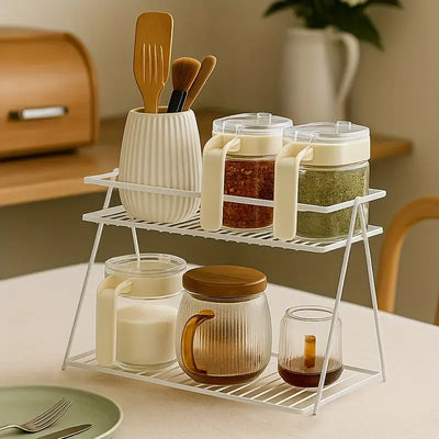 Metal Kitchen Spice Rack Organizer