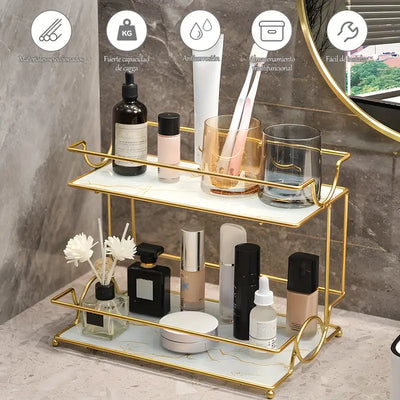 Storage Shelf Countertop Cosmetic Organizer