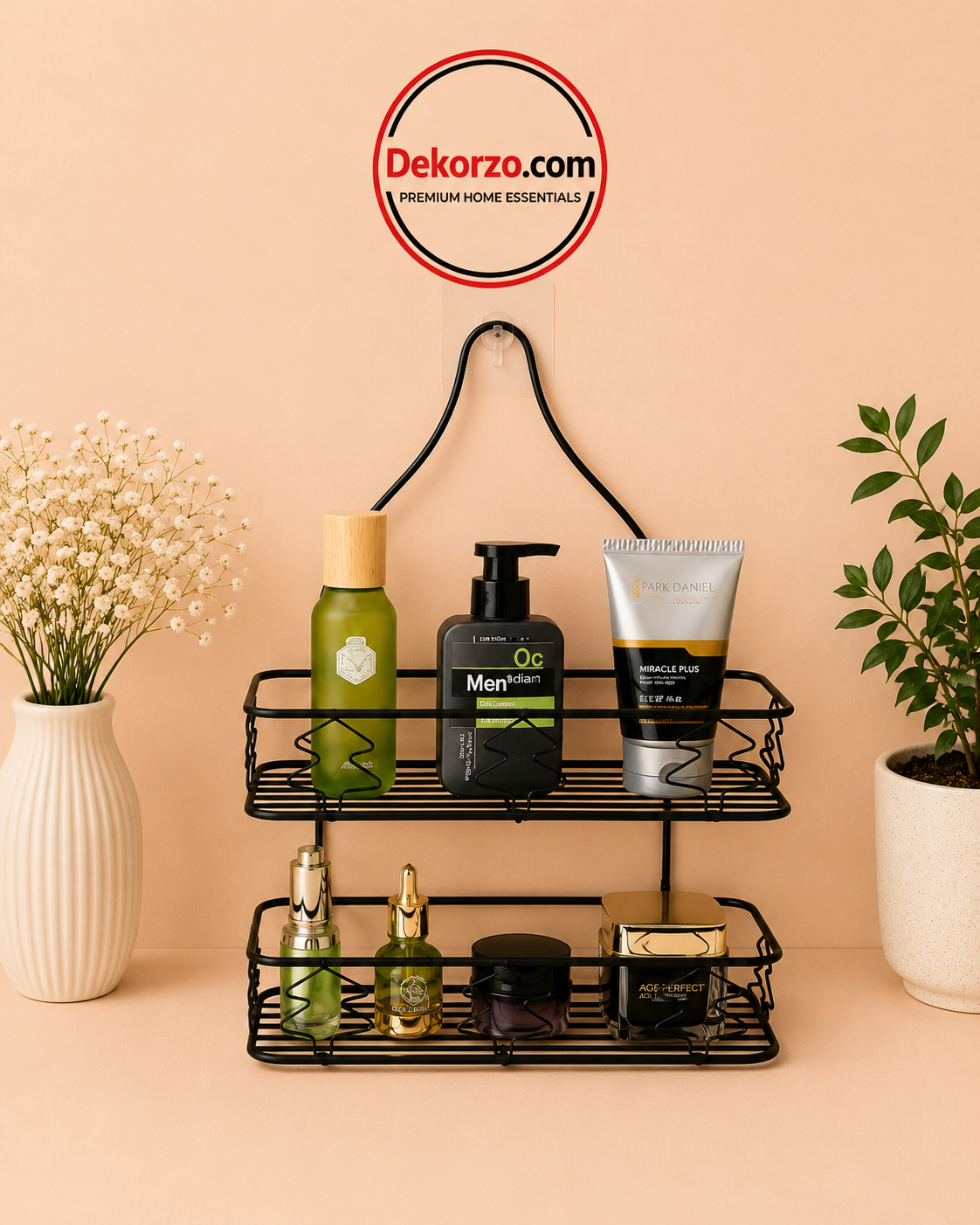 Double Layer Durable Bathroom-Rack
