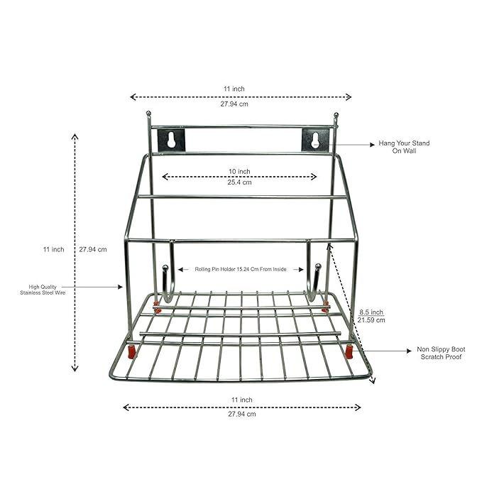 Stainless Steel Kitchen Rack And Organizer|