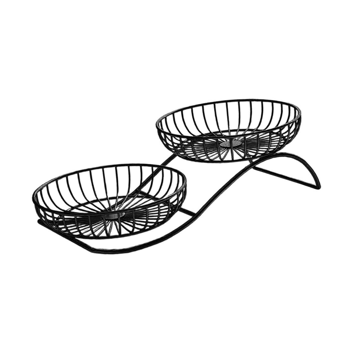 Round Metal Fruit Basket for Kitchen and table