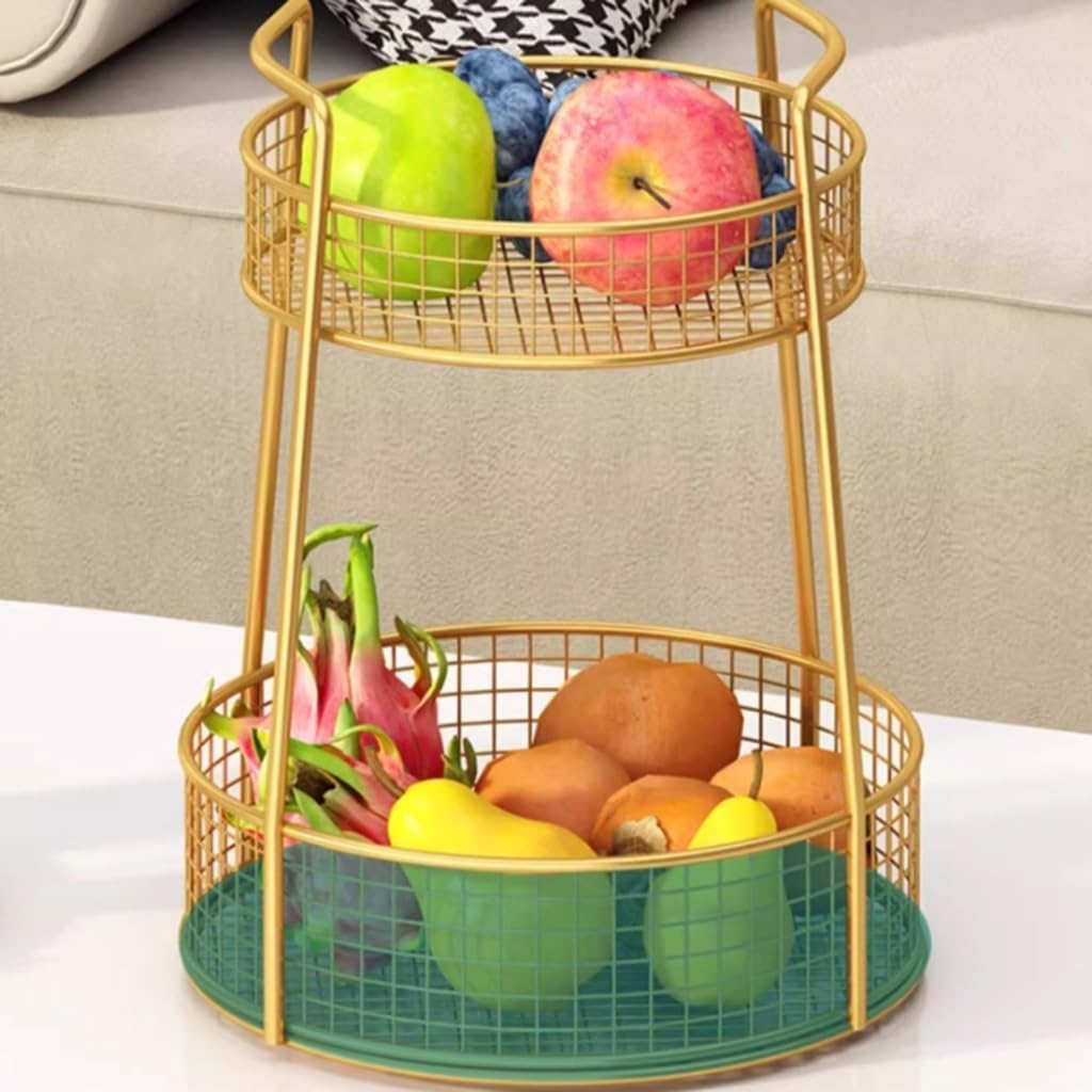 Multifunctional Round Fruit Bowl, Kitchen  Organizer