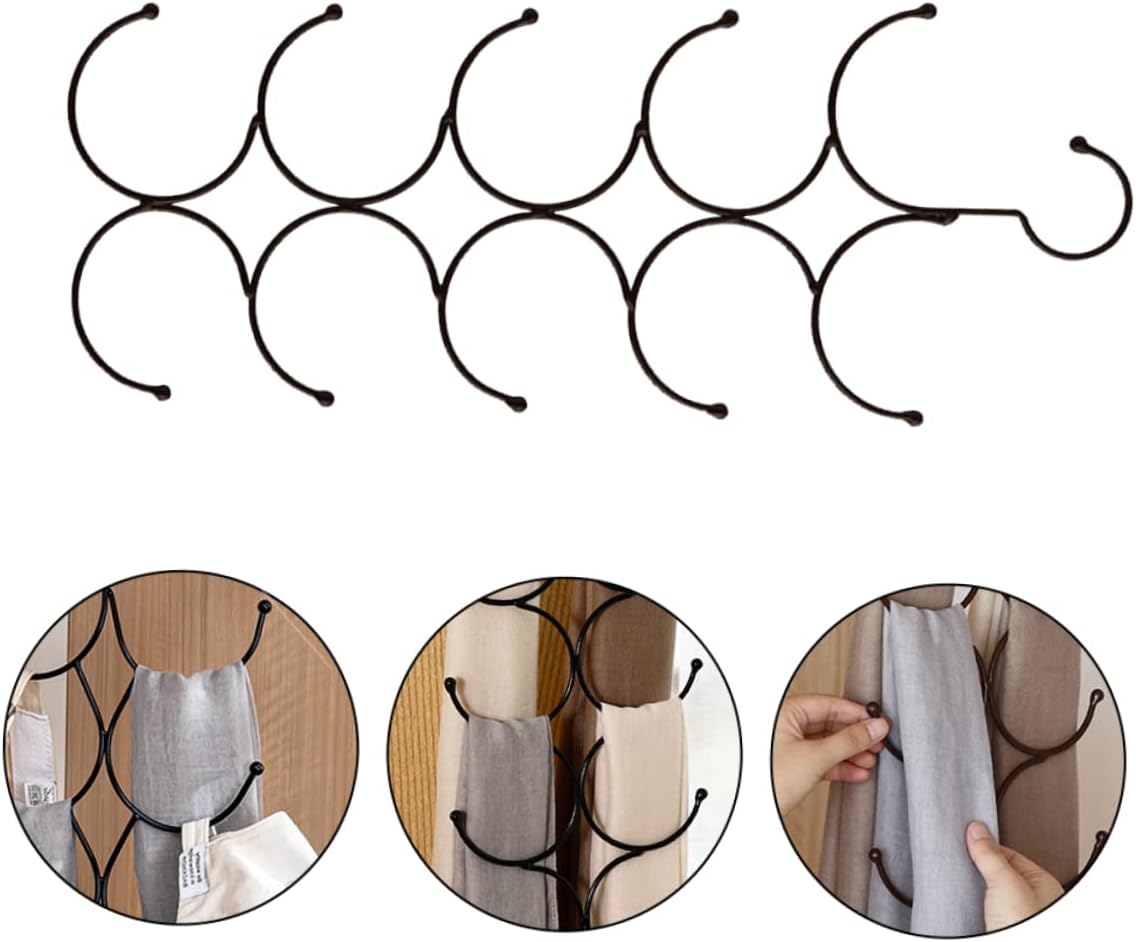Multi-Hook Door / Wardrobe Hanging Organizer (Metal)