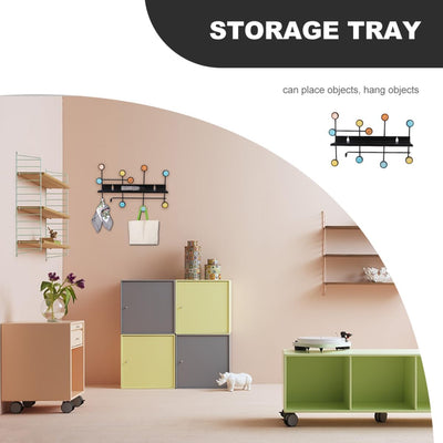 Hook Rack Home Metal Storage Hard Wall Hanging