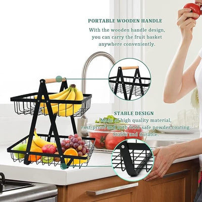Fruit Basket ,Fruit Bowl Holder Bread Basket Vegetable Rack