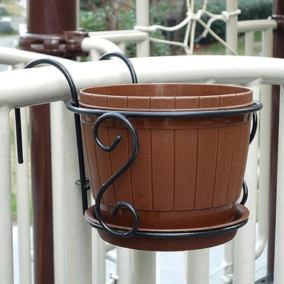 Metal Plant Frame Round European Flower Shelf Balcony Rack Display