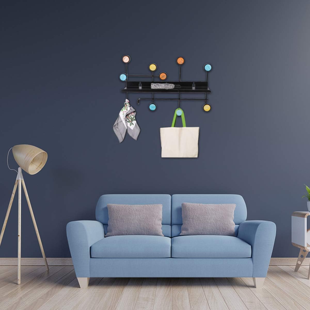 Hook Rack Home Metal Storage Hard Wall Hanging