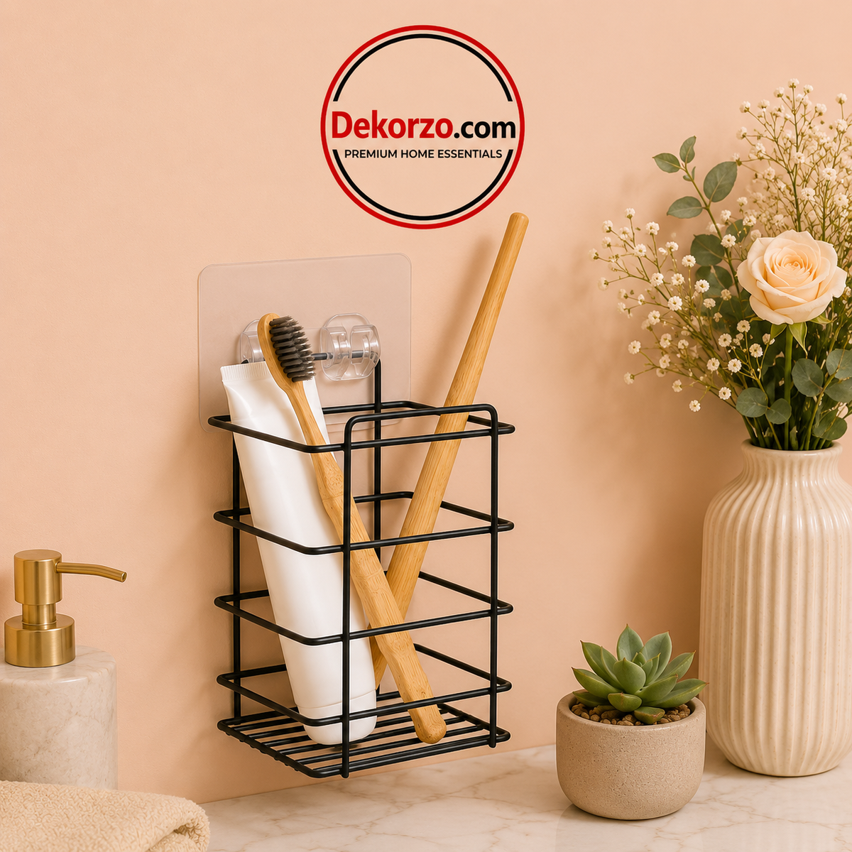 Bathroom Accessories, Durable Metal Organizer
