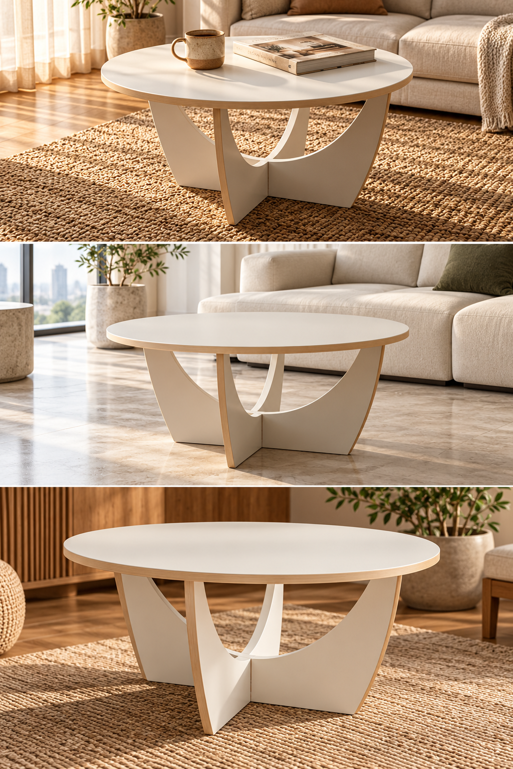 Premium Modern Round Coffee Table