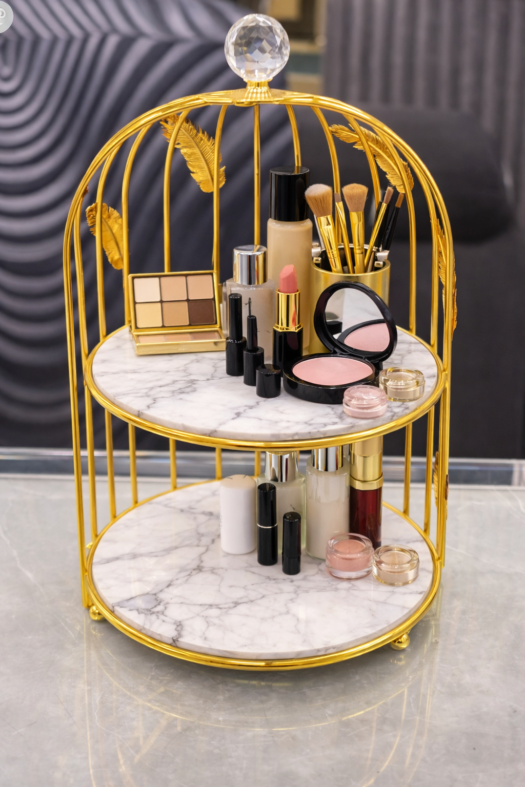 Royal Cage Luxury Makeup & Perfume Organizer