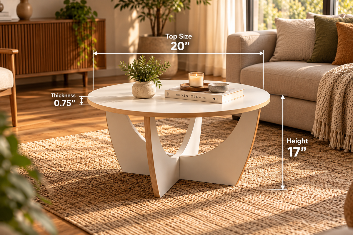 Premium Modern Round Coffee Table
