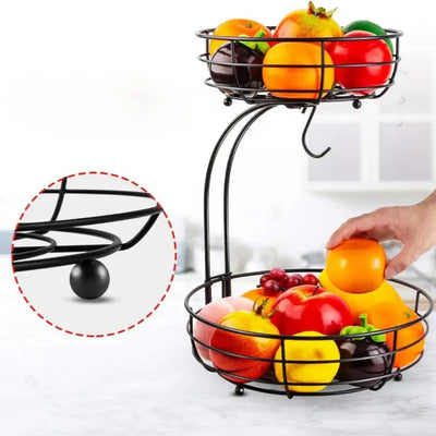 Fruit Basket Stand Fruit Holder for Kitchen Home Dining Table Living Room