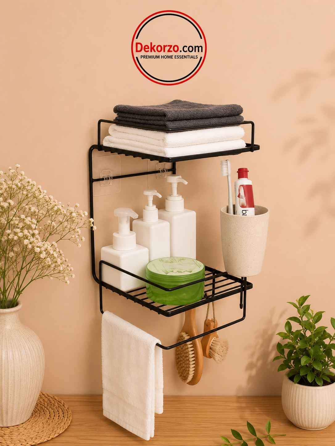 Metal Bathroom Shelf Bathroom Shelves Rack Organizer