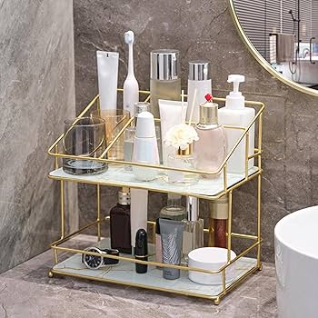 Makeup Storage Rack For Bathroom