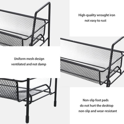 2-Tier Multipurpose  Rack Organizer