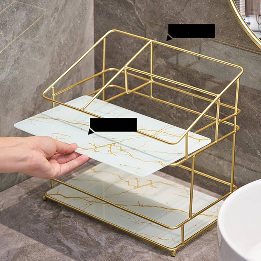 Makeup Storage Rack For Bathroom