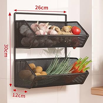 Double Layer Storage Basket