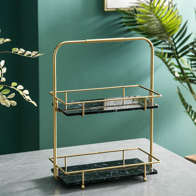 Rectangular Dessert Tray with Metal