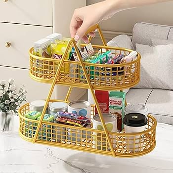 2 Tier Countertop Fruit Basket, Kitchen Organizer