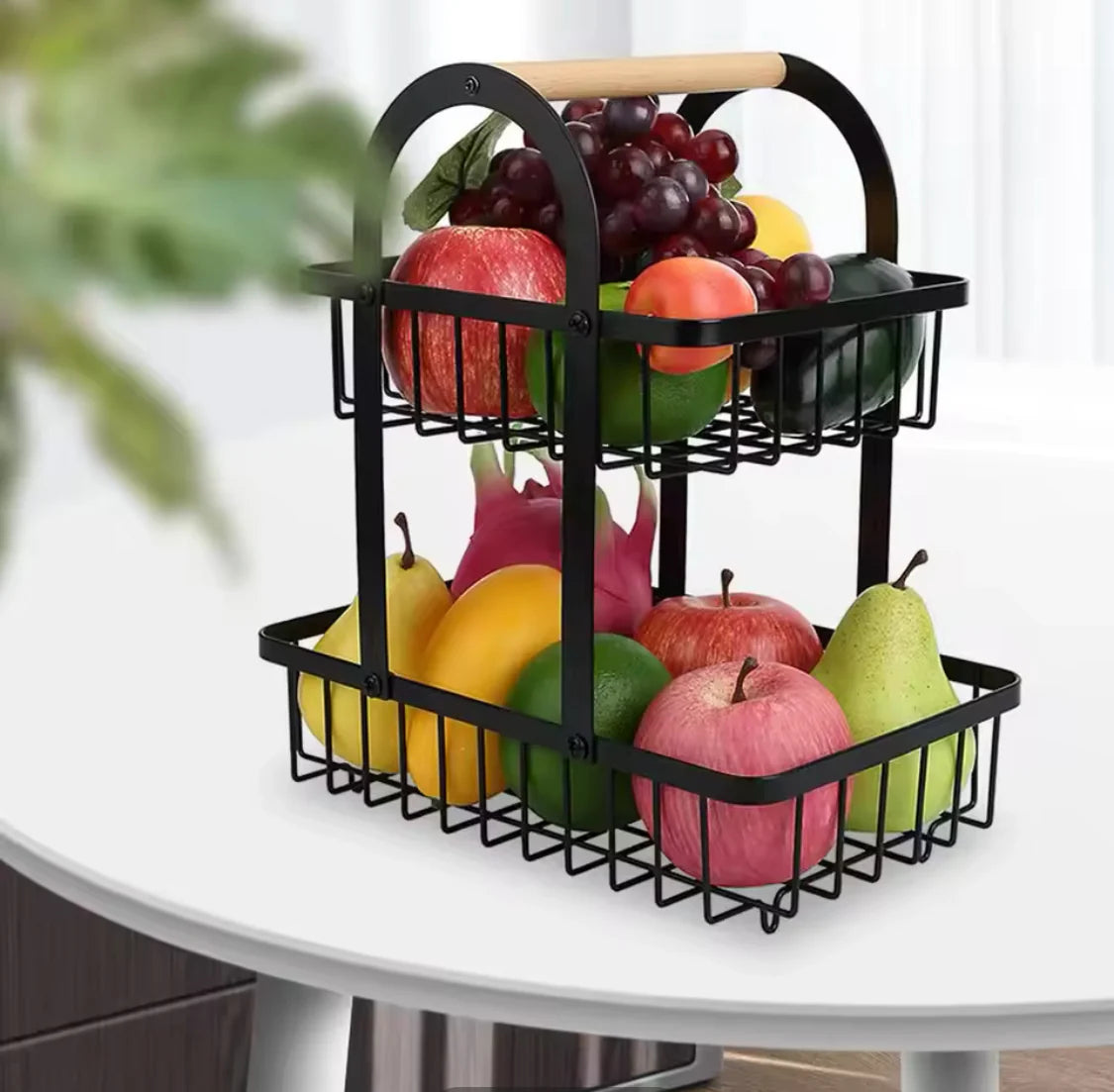 Fruits, and Vegetables, Kitchen Organizer Basket Durable Kitchenware