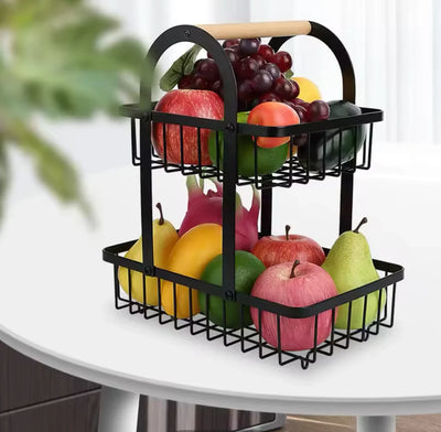 Fruits, and Vegetables, Kitchen Organizer Basket Durable Kitchenware