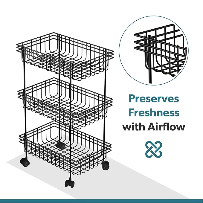 Multipurpose Fruits & Vegetable Stand/Kitchen Trolley
