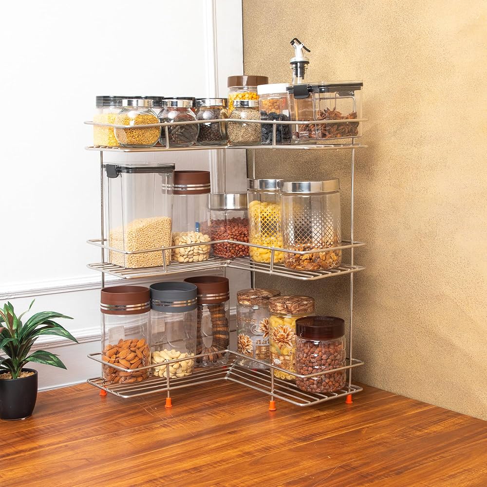 Stainless Steel Kitchen Corner Rack