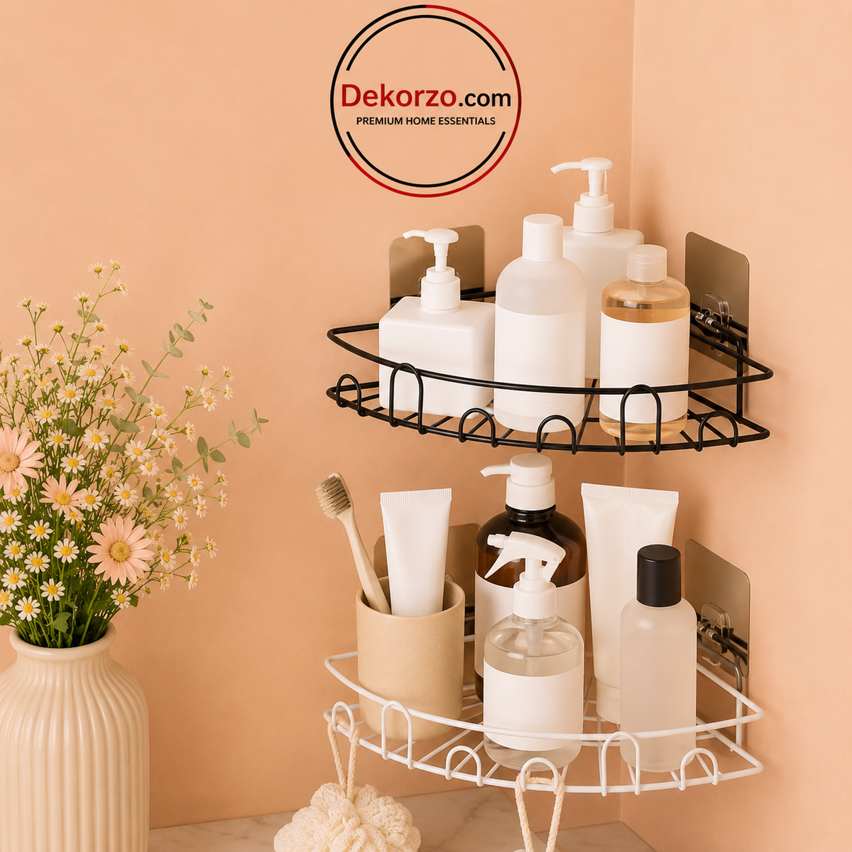 Triangle Corner Shower Rack