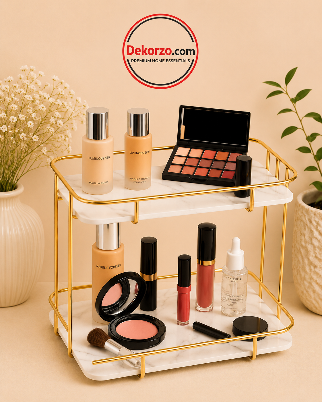 Multi Purpose Organizer Countertop Perfume Organizer