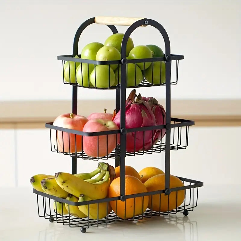 Fruits, and Vegetables, Kitchen Organizer Basket Durable Kitchenware