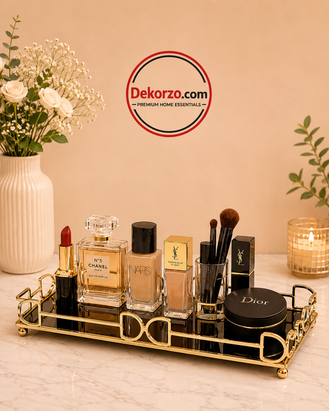 Vanity Tray  Makeup Organizer Tray