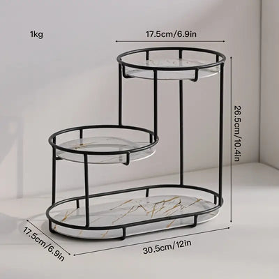 3-Tier makeup organizer