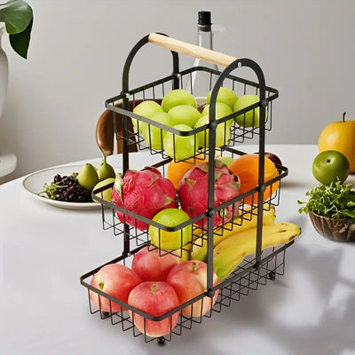 Fruits, and Vegetables, Kitchen Organizer Basket Durable Kitchenware